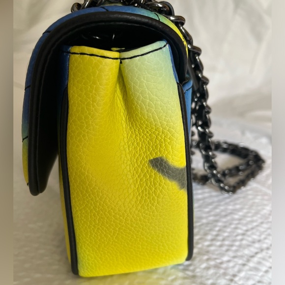 NWT Karl Lagerfeld Agyness Eiffel Tower Print Shoulder Bag - Picture 5 of 16